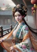 DALL·E 2024-08-28 16.09.19 – A young noblewoman from ancient times, elegantly dressed in luxurious Hanfu attire, exuding beauty, yet she appears energetic and strong-willed. Her p